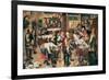 The Collector of Tithes, 1618-Pieter Brueghel the Younger-Framed Giclee Print