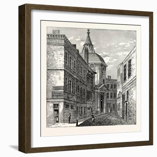 The College of Physicians Warwick Lane 1868 London-null-Framed Giclee Print