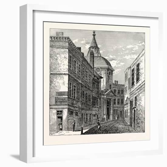 The College of Physicians Warwick Lane 1868 London-null-Framed Giclee Print