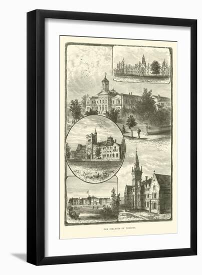 The Colleges of Toronto-null-Framed Premium Giclee Print