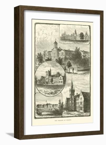 The Colleges of Toronto-null-Framed Giclee Print