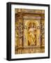 The collegiate church, the interior. Gottweig Abbey, Wachau, Lower Austria.-Martin Zwick-Framed Photographic Print