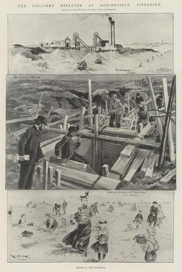 'The Colliery Disaster at Donibristle, Fifeshire' Giclee Print - Ralph ...