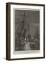 The Collision Between HMS Sultan and the Ss Ville De Victoria in Lisbon Harbour-null-Framed Giclee Print