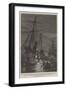 The Collision Between HMS Sultan and the Ss Ville De Victoria in Lisbon Harbour-null-Framed Giclee Print