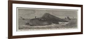 The Collision in the Channel, Attempting to Blow Up the Hull of the Forest, Off Weymouth-William Edward Atkins-Framed Giclee Print