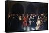 The Colloquy of Poissy in 1561, C1855-1912-Tony Robert-fleury-Framed Stretched Canvas