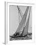 The Colombia and Nefertiti During Trial Race For the America's Cup-George Silk-Framed Photographic Print