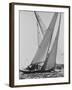 The Colombia and Nefertiti During Trial Race For the America's Cup-George Silk-Framed Photographic Print