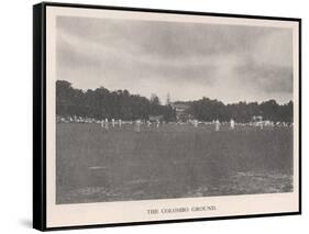 The Colombo Cricket Ground, Ceylon, 1912-null-Framed Stretched Canvas