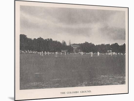 The Colombo Cricket Ground, Ceylon, 1912-null-Mounted Giclee Print