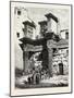 The Colonacce, Part of Nerva's Forum, Rome and its Environs, Italy, 19th Century-null-Mounted Giclee Print