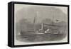 The Colonel Lamb Blockade-Runner, Built at Liverpool-Edwin Weedon-Framed Stretched Canvas