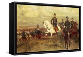 The Colonel of France, Duke of Aumale and His Army During Colonial Wars, Algeria-null-Framed Stretched Canvas