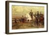The Colonel of France, Duke of Aumale and His Army During Colonial Wars, Algeria-null-Framed Giclee Print