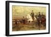 The Colonel of France, Duke of Aumale and His Army During Colonial Wars, Algeria-null-Framed Giclee Print