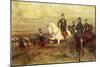 The Colonel of France, Duke of Aumale and His Army During Colonial Wars, Algeria-null-Mounted Giclee Print