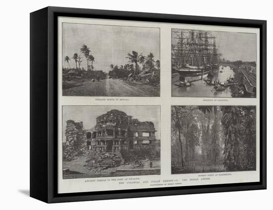 The Colonial and Indian Exhibition, the Indian Empire-null-Framed Stretched Canvas