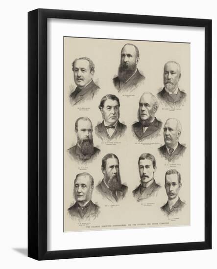 The Colonial Executive Commissioners for the Colonial and Indian Exhibition-null-Framed Giclee Print