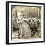 The Colonial Maiden's Dilemma, Two Proposals, Which Will Be Accepted-Underwood & Underwood-Framed Photographic Print