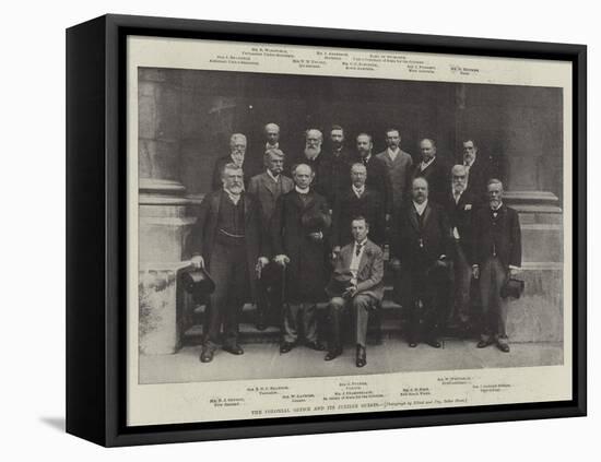 The Colonial Office and its Jubilee Guests-null-Framed Stretched Canvas