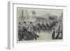 The Colonial Procession Passing Through Trafalgar Square-William Heysham Overend-Framed Giclee Print