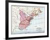 The Colonies of North America at the Declaration of Independence, 1776-null-Framed Giclee Print