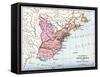 The Colonies of North America at the Declaration of Independence, 1776-null-Framed Stretched Canvas