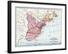 The Colonies of North America at the Declaration of Independence, 1776-null-Framed Giclee Print