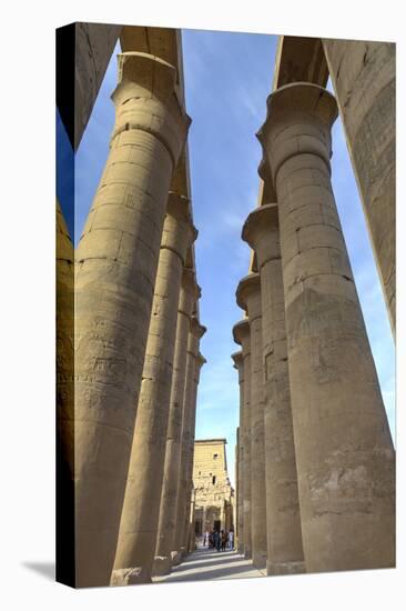 The Colonnade of Amenhotep Iii, Luxor Temple, Luxor, Thebes, Egypt, North Africa, Africa-Richard Maschmeyer-Stretched Canvas