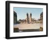 The Colonnade of Amenhotep III, Temple of Luxor, Egypt, 20th Century-null-Framed Giclee Print