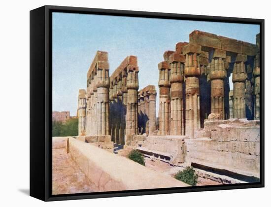 The Colonnade of Amenhotep III, Temple of Luxor, Egypt, 20th Century-null-Framed Stretched Canvas