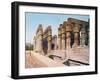 The Colonnade of Amenhotep III, Temple of Luxor, Egypt, 20th Century-null-Framed Giclee Print