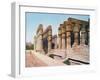 The Colonnade of Amenhotep III, Temple of Luxor, Egypt, 20th Century-null-Framed Giclee Print