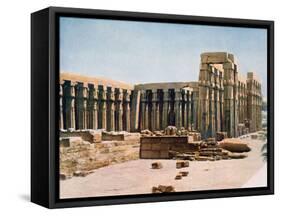 The Colonnade of Amenhotep III, Temple of Luxor, Egypt, 20th Century-null-Framed Stretched Canvas