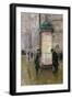 The Colonne Morris, circa 1885-Jean Béraud-Framed Giclee Print