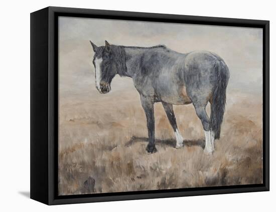 The Color Blue-Kathy Winkler-Framed Stretched Canvas