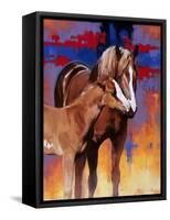 The Color of Love-Julie Chapman-Framed Stretched Canvas