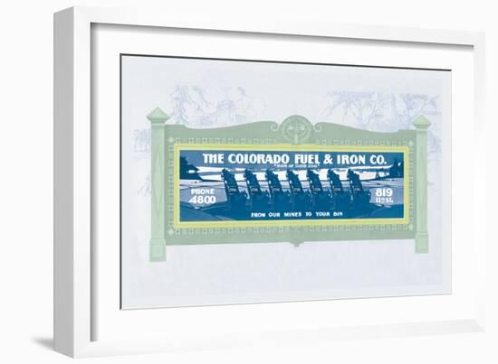 The Colorado Fuel and Iron Co.-null-Framed Art Print