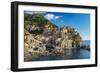 The Colorful Village of Manarola, Cinque Terre, Liguria, Italy-Stefano Politi Markovina-Framed Photographic Print