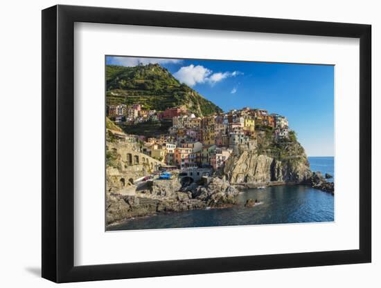 The Colorful Village of Manarola, Cinque Terre, Liguria, Italy-Stefano Politi Markovina-Framed Photographic Print