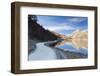 The colorful woods reflected in Lake Sils in the fall, Isola, Maloja, Canton of Graubunden, Engadin-Roberto Moiola-Framed Photographic Print