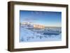 The Colors of Dawn Frame the Fishing Villages Surrounded by Snowy Peaks, Reine, Nordland-Roberto Moiola-Framed Photographic Print