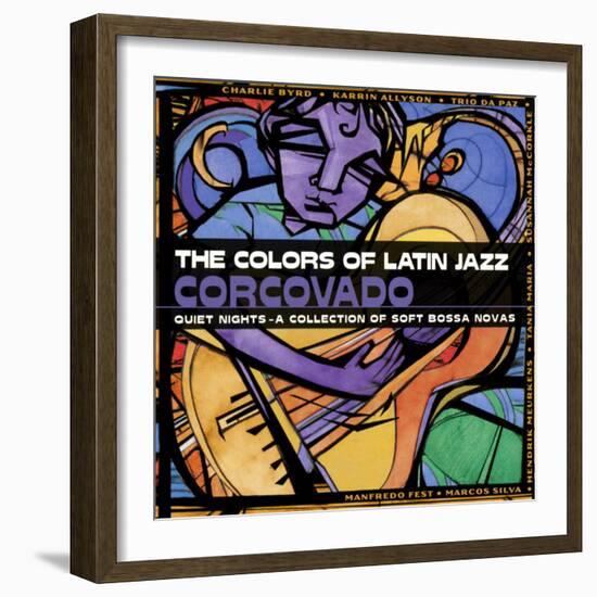 The Colors of Latin Jazz: Corcovado-null-Framed Art Print