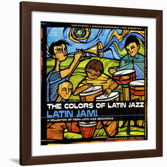 The Colors of Latin Jazz: Latin Jam!-null-Framed Art Print