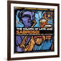 The Colors of Latin Jazz Sabroso!-null-Framed Art Print