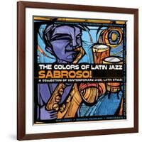 The Colors of Latin Jazz Sabroso!-null-Framed Art Print