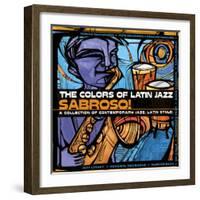 The Colors of Latin Jazz Sabroso!-null-Framed Art Print