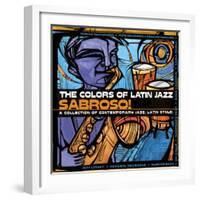 The Colors of Latin Jazz Sabroso!-null-Framed Art Print