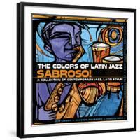 The Colors of Latin Jazz Sabroso!-null-Framed Art Print